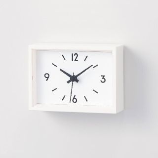 ムジルシリョウヒン(MUJI (無印良品))の駅の時計・ミニ　STATION CLOCK/MINI(置時計)