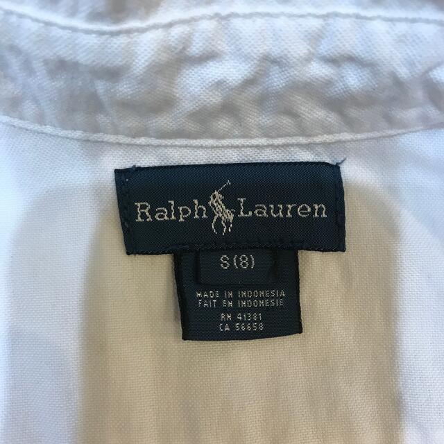 Ralph Lauren(ラルフローレン)のラルフローレン  白　ボーイズ　シャツ キッズ/ベビー/マタニティのキッズ服男の子用(90cm~)(ブラウス)の商品写真