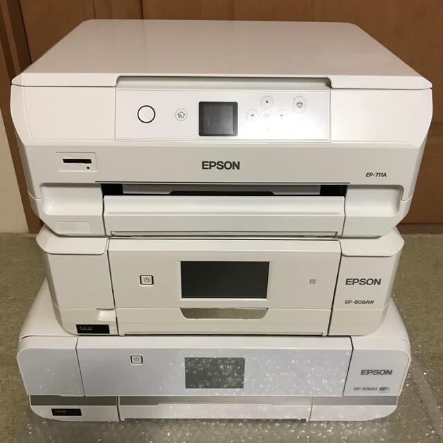 EPSON EP-711A/EP-808AW/EP-976A3/ジャンク合計3台