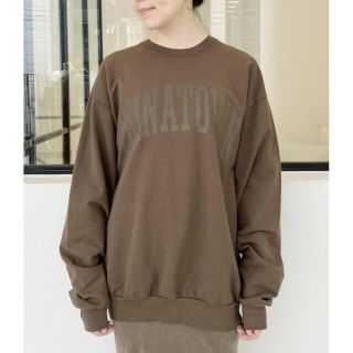 アパルトモンドゥーズィエムクラス(L'Appartement DEUXIEME CLASSE)の新品⭐️【チャイナタウンマーケット】Crew Sweat(トレーナー/スウェット)