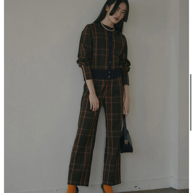 Ameri VINTAGE(アメリヴィンテージ)のCHEERFUL CHECK PANTS レディースのパンツ(カジュアルパンツ)の商品写真