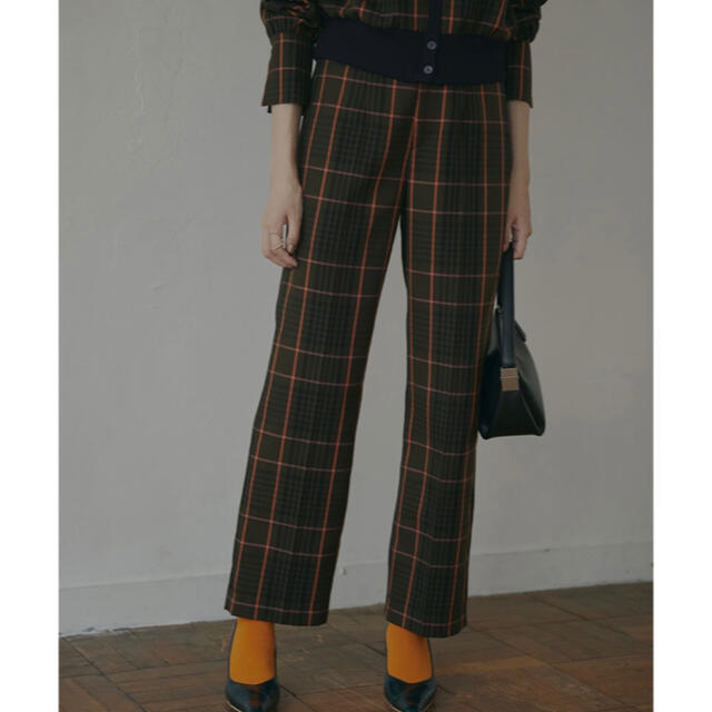 CHEERFUL CHECK PANTS - カジュアルパンツ