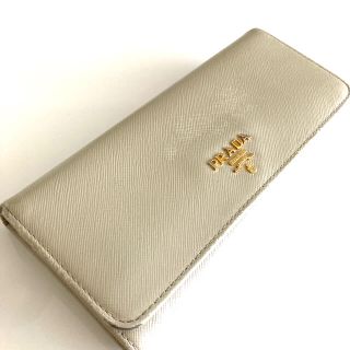 プラダ(PRADA)のPRADA プラダ SAFFIANO FIOCCO  二つ折り長財布 (財布)