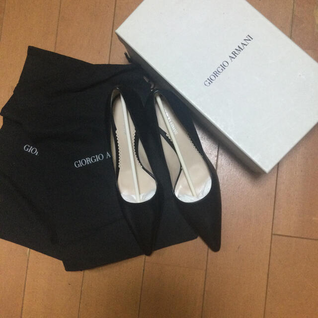 大幅お値下げしました！Giorgio Armani 黒パンプス　未使用