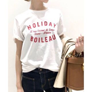 アパルトモンドゥーズィエムクラス(L'Appartement DEUXIEME CLASSE)のアパルトモン　HOLIDAY T-SHIRT ホリディtシャツ(Tシャツ(半袖/袖なし))