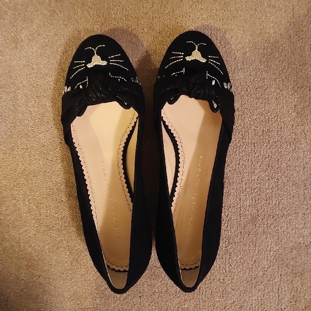 新品 Charlotte Olympia フラットシューズ 36 バレエシューズ 新品 Charlotte Olympia フラットシューズ 36 バレエシューズ