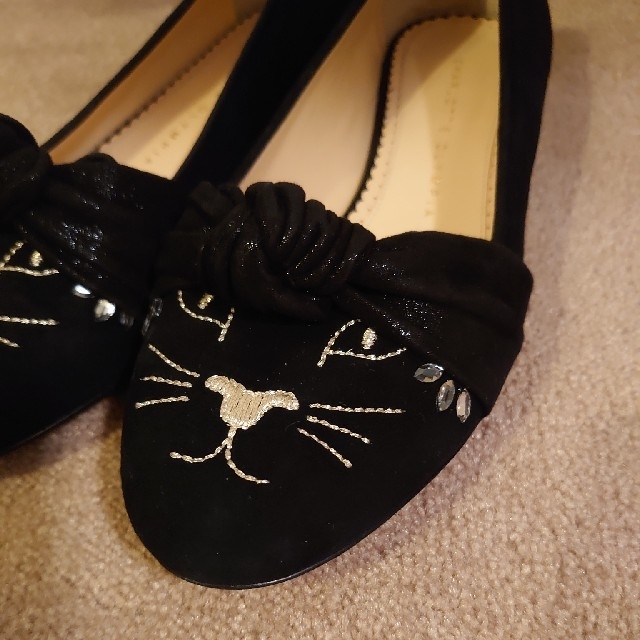 新品 Charlotte Olympia フラットシューズ 36 バレエシューズ 新品 Charlotte Olympia フラットシューズ 36 バレエシューズ