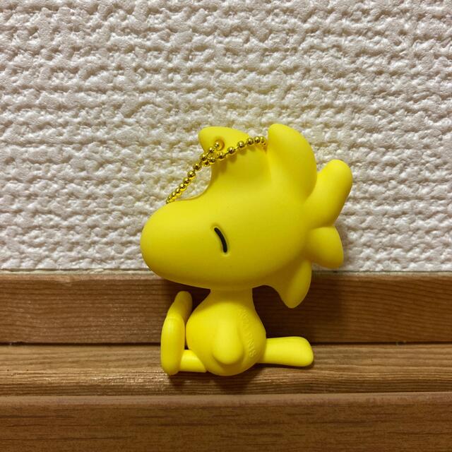 PEANUTS(ピーナッツ)のスヌーピー/ウッドストック/ボールチェーン付きラバーキーホルダー エンタメ/ホビーのアニメグッズ(キーホルダー)の商品写真