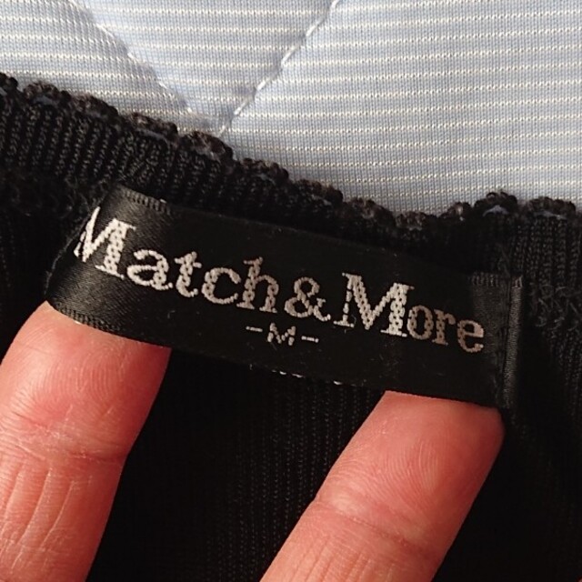 match＆more 黒アンサンブル レディースのトップス(アンサンブル)の商品写真