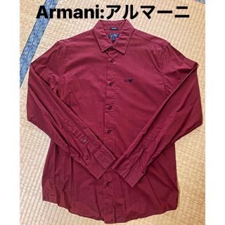 アルマーニジーンズ(ARMANI JEANS)の【中古•美品】ARMANI-JEANS アルマーニ ジーンズメンズ 長袖 シャツ(シャツ)