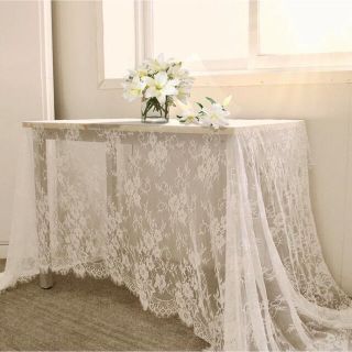 ザラホーム(ZARA HOME)のたっぷり【150×300cm】レースクロス♥韓国インテリア マルシェ、結婚式(テーブル用品)