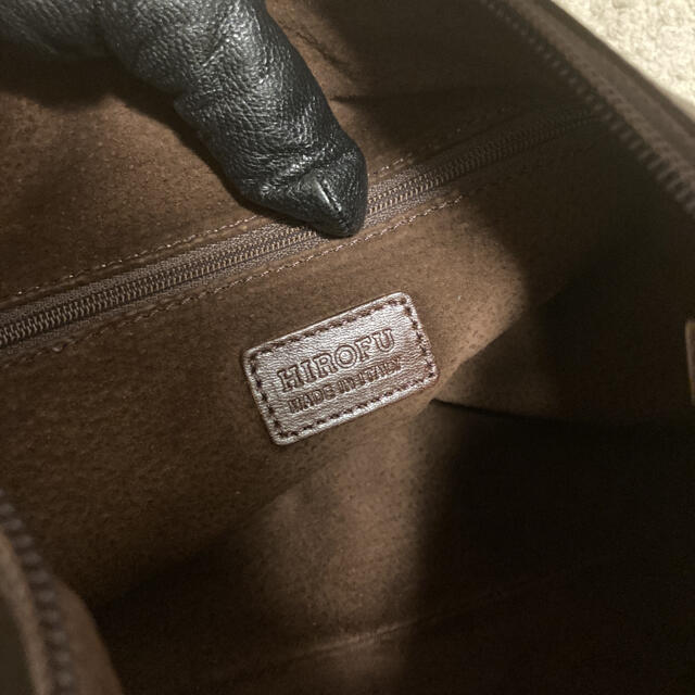 ヒロフ ブラウン 巾着袋の通販 by MT's shop｜ラクマ HIROFU ワンショルダーバッグ ロゴ刻印 最安値格安