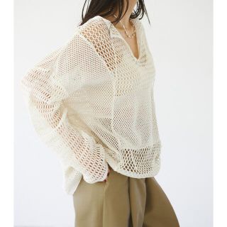 トゥデイフル(TODAYFUL)のpatchwork mesh tops(カットソー(長袖/七分))