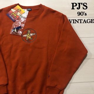 新品　90s PJ'S サーフ　プリント　スウェット　トレーナー　デッドストック(スウェット)