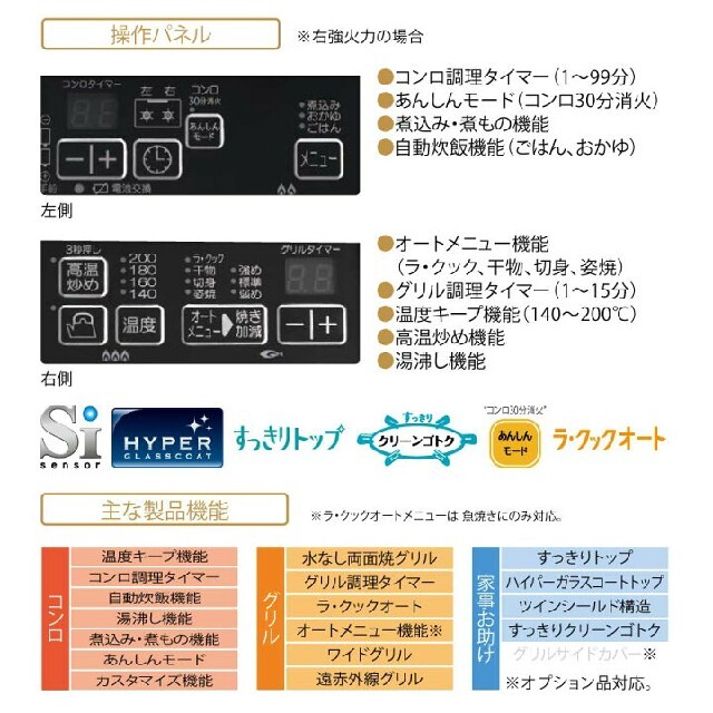 新品未使用　パロマガスコンロ　S-series　 スマホ/家電/カメラの調理家電(その他)の商品写真