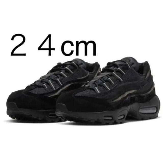 COMME des GARCONS HOMME PLUS(コムデギャルソンオムプリュス)のComme des Garcons × NIKE air max 95 ブラック レディースの靴/シューズ(スニーカー)の商品写真