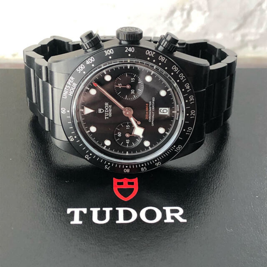 Tudor(チュードル)の【美品:限定品】チューダー  ブラックベイクロノダーク　79360DK メンズの時計(腕時計(アナログ))の商品写真