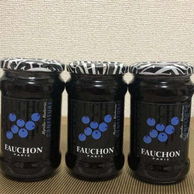 髙島屋(タカシマヤ)のFAUCHON フォション　ブルーベリージャム3個 食品/飲料/酒の加工食品(缶詰/瓶詰)の商品写真