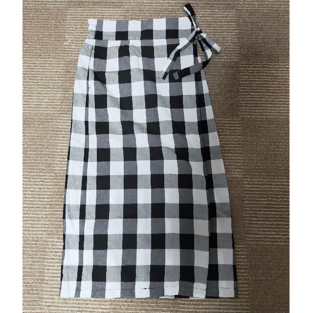 しまむら(シマムラ)のhk works london リボン付きラップタイトスカート Mサイズ レディースのスカート(ロングスカート)の商品写真