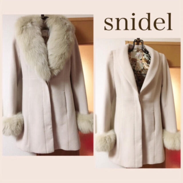 snidel  ラビットファーコート　新品