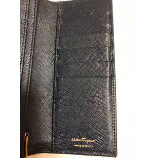 【日本未入荷】Ferragamo フェラガモ オーガナイザー 長財布 ネイビー