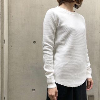 シンゾーン(Shinzone)の【美品】シンゾーン ワッフルプルオーバーカットソー  THE SHINZONE(トレーナー/スウェット)