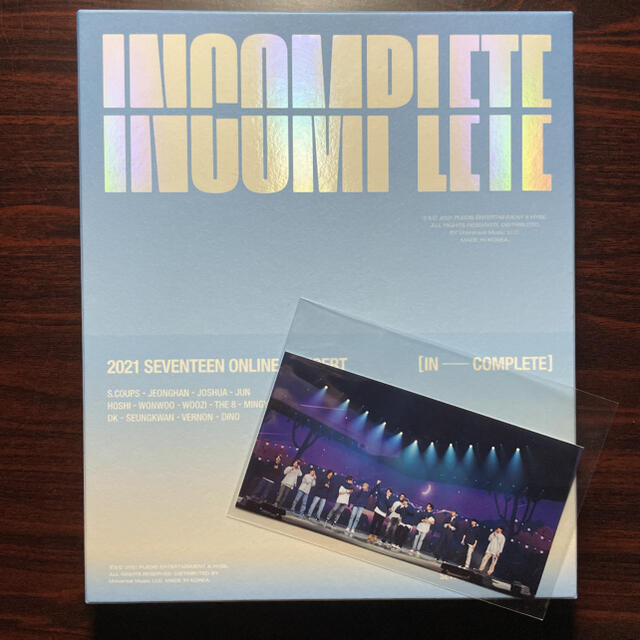 SEVENTEEN incomplete DVD