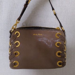 ミュウミュウ(miumiu)の【緑茶様専用】miu miuハンドバッグ(ハンドバッグ)