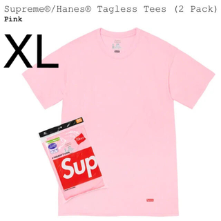 シュプリーム(Supreme)の☆supreme☆Hanes☆Tagless Tees  2Pack  XL(Tシャツ/カットソー(半袖/袖なし))