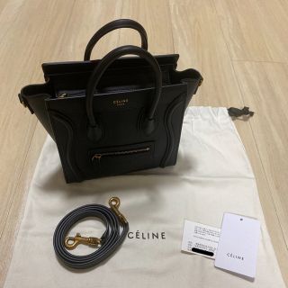 セリーヌ ラゲージ ショルダーバッグ(レディース)(ブラック/黒色系