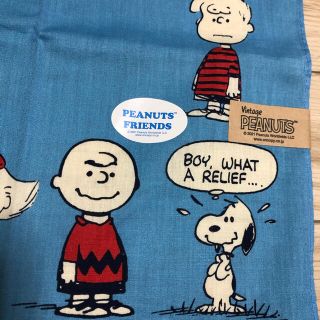 ピーナッツ(PEANUTS)のスヌーピー　大判　ハンカチ(ハンカチ)