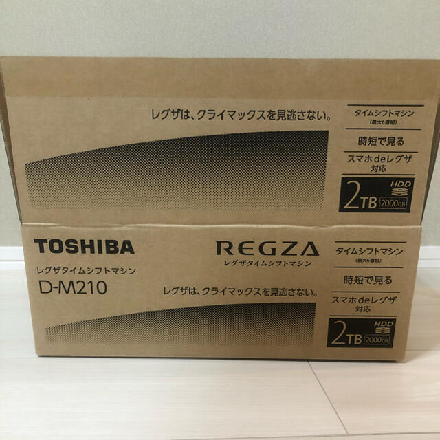 TOSHIBA REGZA D-M210 スマホ/家電/カメラのテレビ/映像機器(ブルーレイレコーダー)の商品写真