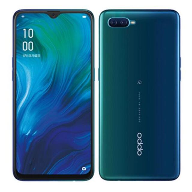 OPPO Reno A blue 新品未使用 CPH1983BLスマートフォン/携帯電話