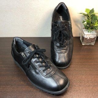 アシックス(asics)の■履き心地抜群◎アシックス ペダラ★コンフォートシューズ★24㎝ 3E★黒(スニーカー)