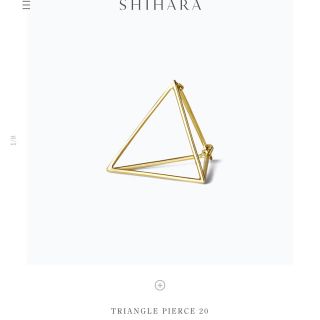 マメ(mame)のSHIHARA TRIANGLE PIERCE 20 tomorrowland(ピアス)