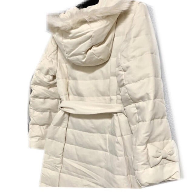 GALLERY VISCONTI(ギャラリービスコンティ)の新品♡ホワイト 白 ダウンコート ファー付き レディースのジャケット/アウター(ダウンコート)の商品写真
