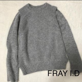 フレイアイディー(FRAY I.D)のFRAY I.D  フレイアイディー アンゴラ混 ニットトップス　セーター(ニット/セーター)