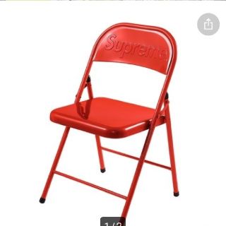 シュプリーム(Supreme)のSupreme Metal Folding Chair シュプリーム　椅子 赤(折り畳みイス)