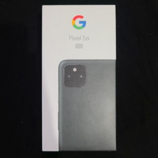 グーグル(Google)の【新品未使用】Pixel5a 5G 128GB Black【SIMフリー】 (スマートフォン本体)