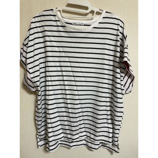 ザラ(ZARA)のZARA Mサイズ　ボーダーTシャツ(Tシャツ/カットソー(半袖/袖なし))