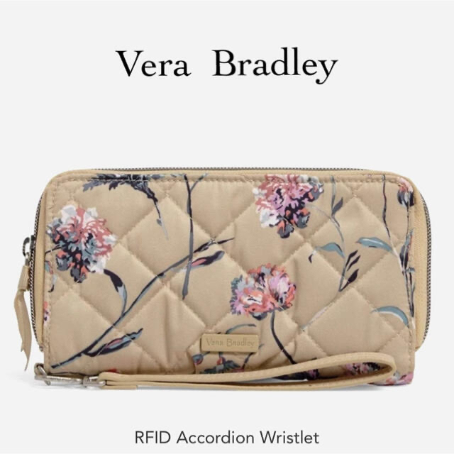 Vera Bradley(ヴェラブラッドリー)の新品　ヴェラブラッドリー　アコーディオン　長財布　パフォーマンス　ツイル レディースのファッション小物(財布)の商品写真