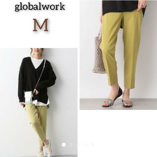 グローバルワーク(GLOBAL WORK)の美品 グローバルワーク スゴ楽スリムテーパードパンツ ストレッチパンツ(カジュアルパンツ)