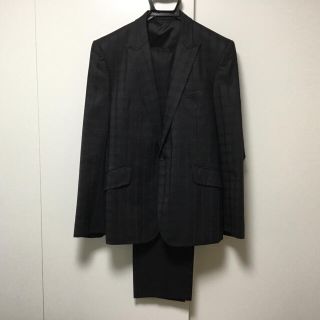 スーツカンパニー(THE SUIT COMPANY)のメンズスーツ セットアップ 黒 チェック柄(セットアップ)