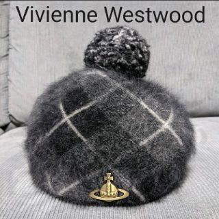 Vivienne Westwood アンゴラ混ベレー帽 日本製 S-Mサイズ