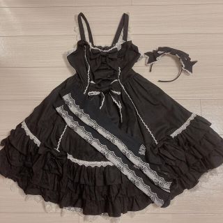 アンジェリックプリティー(Angelic Pretty)のAngelic Prtty 3点セット(ひざ丈ワンピース)