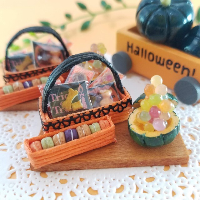 ハロウィンミニチュアスイーツ(過去作✾ハンドメイドミニチュアフード