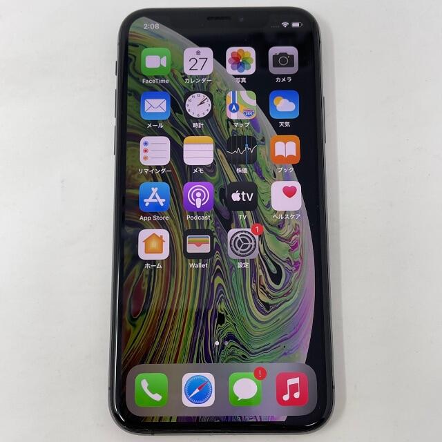 iPhone Xs 64GB MTAW2J/A スペースグレイ Apple