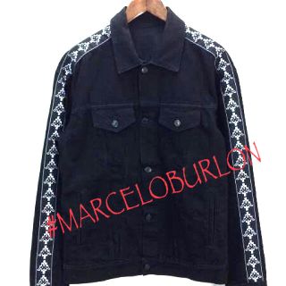 マルセロブロン(MARCELO BURLON)の【MARCELO BURLON × KAPPA 】JACKET DENIM(Gジャン/デニムジャケット)