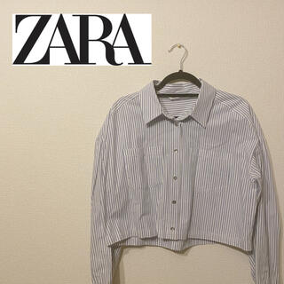 ザラ(ZARA)のzara ボーダーシャツ(シャツ/ブラウス(半袖/袖なし))