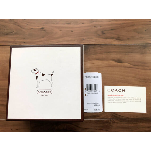 COACH(コーチ)のCOACH 首輪 XL 2-② その他のペット用品(犬)の商品写真